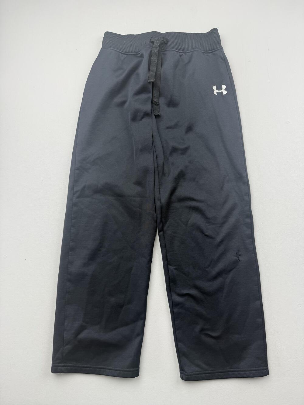 Under Armour Pants Youth XL Black Storm Fleece Sweatpants Joggers Logo Athletic
